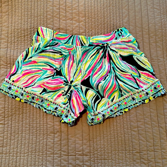 EUC Lilly Pulitzer Katia Shorts High Tide Dancing Lady size Small - Picture 4 of 6